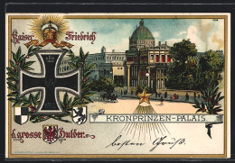 Lithographie Berlin, Ansicht Vom Kronprinzen-Palais  - Mitte