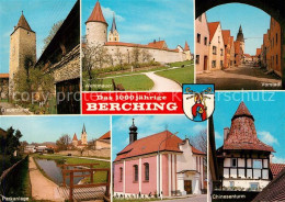 73249948 Berching Frauenturm Parkanlage Wehrmauer Vorstadt Kirche Chinesenturm B - Andere & Zonder Classificatie