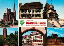 73249876 Deidesheim Kirche Gasthaus Rathaus Turm Deidesheimer Hof Deidesheim - Deidesheim