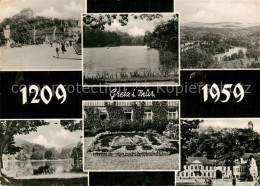 73249872 Greiz Thueringen Teilansichten Blumenuhr Schloss Greiz Thueringen - Greiz