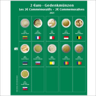 Safe Premium Münzblatt Für 2€-Münzen Des Jahres 2021 Nr. 7341-29 Neu - Supplies And Equipment