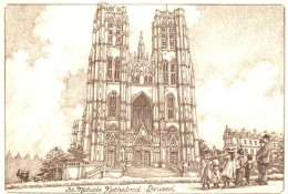 73249722 Brussels St. Michiels Kathedraal Brussels - Andere & Zonder Classificatie