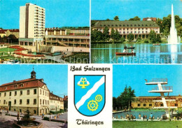 73249142 Bad Salzungen Leninplatz Kurhaus Burgsee Rathaus Markt Schwimmbad Bad S - Bad Salzungen