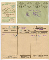 Germany 1927 Cover; Postscheckamt Hannover (Hanover Postal Check Office) With Kontoauszug (Account Statement) - Covers & Documents