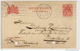 NEDERLAND - Briefkaart, Postal Stationary 1911, Stamp Franking Machine, Utrecht - Entiers Postaux