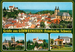 73249035 Goessweinstein Ortsansicht Mit Basilika Und Burg Goessweinstein - Autres & Non Classés