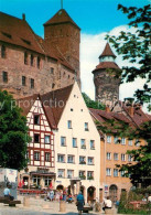 73249020 Nuernberg Albrecht Duerer Platz Kaiserburg Turm Nuernberg - Nürnberg