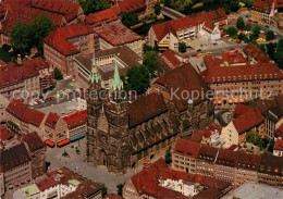 73249019 Nuernberg St Lorenzkirche Fliegeraufnahme Nuernberg - Nuernberg