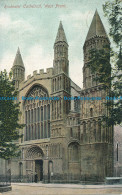 R037296 Rochester Cathedral. West Front. Hartmann. 1906 - Welt