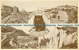 R038602 Good Luck From Eastbourne. Multi View. Valentine. Phototype. 1951 - Welt