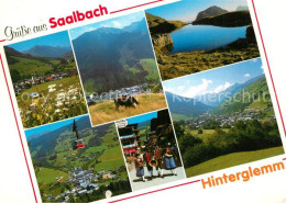 73248849 Saalbach-Hinterglemm Seilbahn Tracht Kuehe Saalbach-Hinterglemm - Sonstige & Ohne Zuordnung