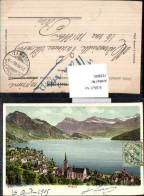 716800 Weggis Am Vierwaldstättersee Alpen Postvermerk Nachgebühr - Weggis