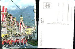 716447 Innsbruck Maria-Theresien-Straße Mit Wiltener Stadtmusikkapelle Tracht Musik - Altri & Non Classificati