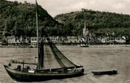 73248456 St Goar Partie Am Rhein Fischkutter St Goar - St. Goar