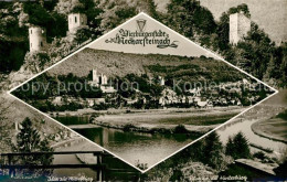 73248442 Neckarsteinach Schwalbennest Hinterburg Mittelburg Panorama Neckarstein - Sonstige & Ohne Zuordnung