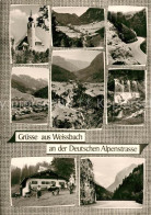 73248390 Weissbach Alpenstrasse Kirche Wasserfall Panoramen Weissbach Alpenstras - Autres & Non Classés