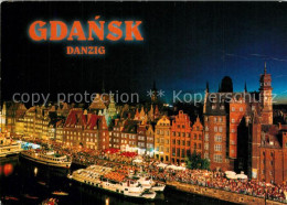 73248303 Gdansk Lange Bruecke Nachtaufnahme Gdansk - Polen