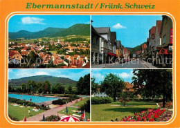 73248297 Ebermannstadt Panorama Schwimmbad Park Ortsansicht Ebermannstadt - Autres & Non Classés