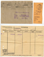 Germany 1939 Cover; Postscheckamt Hannover (Hanover Postal Check Office) With Kontoauszug (Account Statement) - Covers & Documents