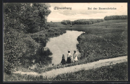 AK Ahrensburg / Holstein, Mädchen Bei Der Bauernbrücke  - Ahrensburg