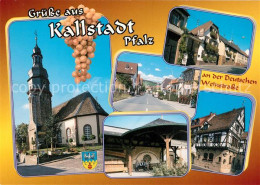 73248259 Kallstadt Rheinland-Pfalz Kirche Fachwerkhaeuser Ortsansichten Kallstad - Autres & Non Classés