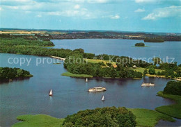 73248190 Ploen See Prinzeninsel Naturpark Holsteinische Schweiz Fliegeraufnahme  - Ploen