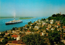 73247843 Blankenese Queen Elizabeth 2 Passiert Den Suellberg Elbe Blankenese - Sonstige & Ohne Zuordnung