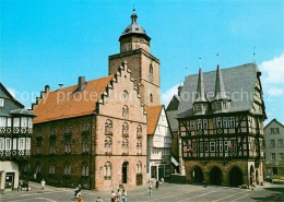 73247827 Alsfeld Marktplatz Rathaus Walpurgiskirche Weinhaus Fachwerkhaus Alsfel - Alsfeld