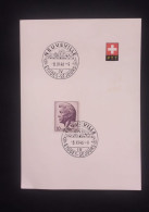 C) 1949 SWITZERLAND FDC SPECIAL COVER NEUVELLE. XF - Sonstige & Ohne Zuordnung