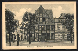 AK Buxtehude, Strasse Am Stavenort Mit Museum  - Buxtehude