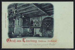 Mondschein-AK Lüneburg, Der Fürstensaal Im Rathhaus  - Lüneburg