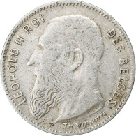 Belgique, Leopold II, 50 Centimes, 1909, Bruxelles, Argent, TB, KM:61.1 - 50 Cent