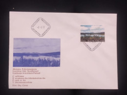 C) 1977 FINLAND FDC LANDSCAPE OF NORTHERN FINLAND.XF - Finlandia