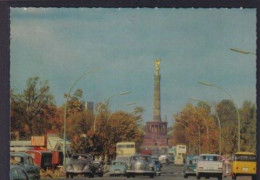 Ansichtskarte Berlin Siegessäule Auto Doppeldecker Busse - Other & Unclassified