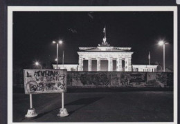 Ansichtskarte Berlin Brandenburger Tor Oktober 1989Berliner Mauer Mit Graffiti - Autres & Non Classés