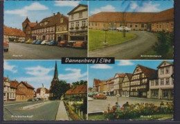 Ansichtskarte Dannenberg Niedersachsen Elbe Markt Krankenhaus Busbahnhof - Sonstige & Ohne Zuordnung