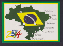 Ansichtskarte Fußballstadien In Brasilien Austragung WM 2014 - Andere & Zonder Classificatie