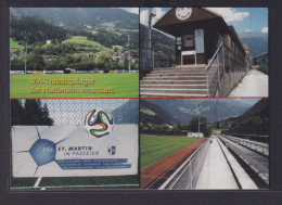 Ansichtskarte Fußballstadion St. Martin Italien Südtirol - Sonstige & Ohne Zuordnung