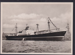 Ansichtskarte Schiff Schifffahrt Seefahrt Marine M.S. Transatlantic Poseidon - Other & Unclassified