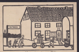 Ansichtskarte Hinweiskarte Zum Wohnungswechsel Schwester Elis.Reitz Hebamme - Werbepostkarten