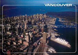 73731449 Vancouver BC Canada Aerial View Inner Harbor Stanley Park Downtown Skyl - Unclassified