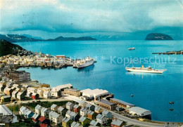 73713159 Hammerfest The Worlds Northernmost Town Aerial View Hammerfest - Norwegen