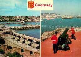 73213345 Guernsey Channel Islands Castle Cornet Ceremony Of Firing The Cannon Gu - Otros & Sin Clasificación