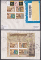 Sri Lanka Ceylon 2010 Used Registered Airmail Cover To India, Mother Teresa, Victoria Stamp On Stamps - Sri Lanka (Ceilán) (1948-...)