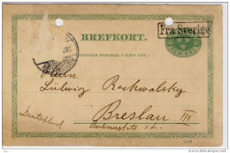 Sverige - Brefkort, Postal Stationary,  1909 - Ganzsachen