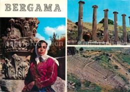 73156934 Bergama Izmir Freilichttheater Saeulen  Bergama Izmir - Turquie