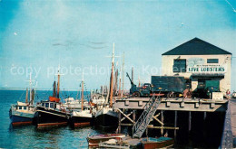 73130143 Cape Cod Mass. Fishing Boats At Provincetown Town Wharf Cape Cod Mass. - Otros & Sin Clasificación