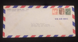 C) 1972 PHILIPPINES AIR MAIL, ENVELOPE SENT TO UNITED STATES MULTIPLE STAMPS.XF - Other & Unclassified