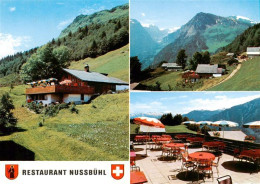 13896616 Braunwald GL Restaurant Nussbuehl Terrasse Alpenpanorama Braunwald GL - Autres & Non Classés