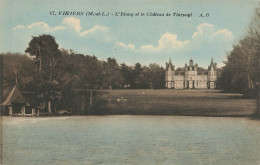 CPA Vihiers-L'étang Et Le Château De Thirpoyl-17-RARE En Couleur   L2904 - Sonstige & Ohne Zuordnung